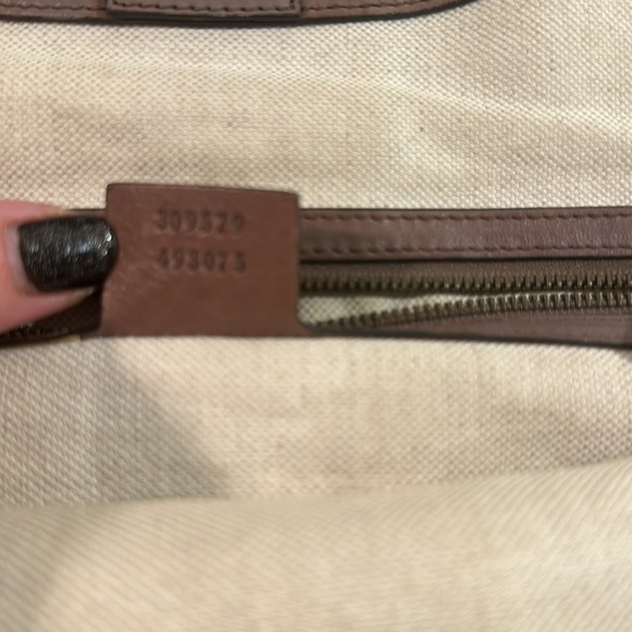 GUCCI Nude leather shopper bag - Picture 16 of 16